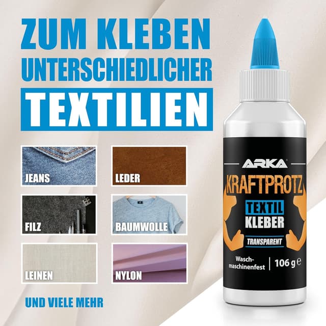 Detalle 1 de KRAFTPROTZ Textilkleber 105 g für Textilreparatur