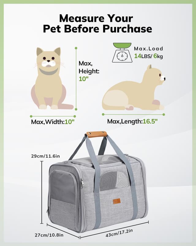 Thumbnail 5 de Morpilot Transportbox Katze Faltbare Transporttasche