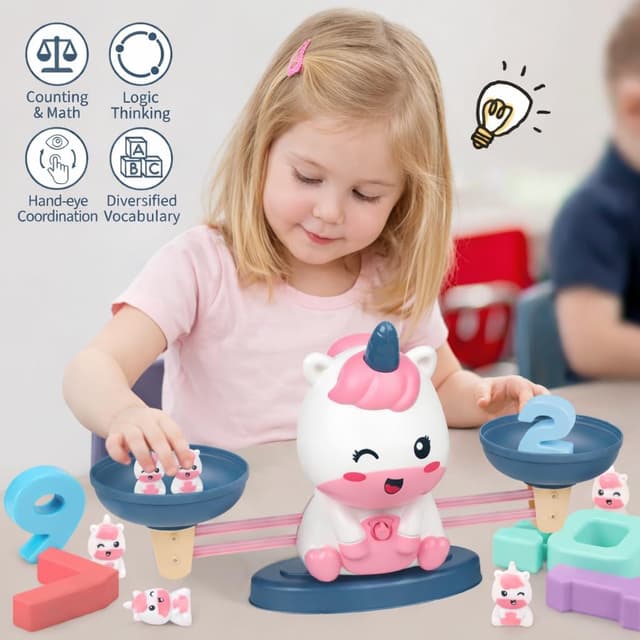 Detalle 2 de 66PCS Unicorn Balance Math Toy