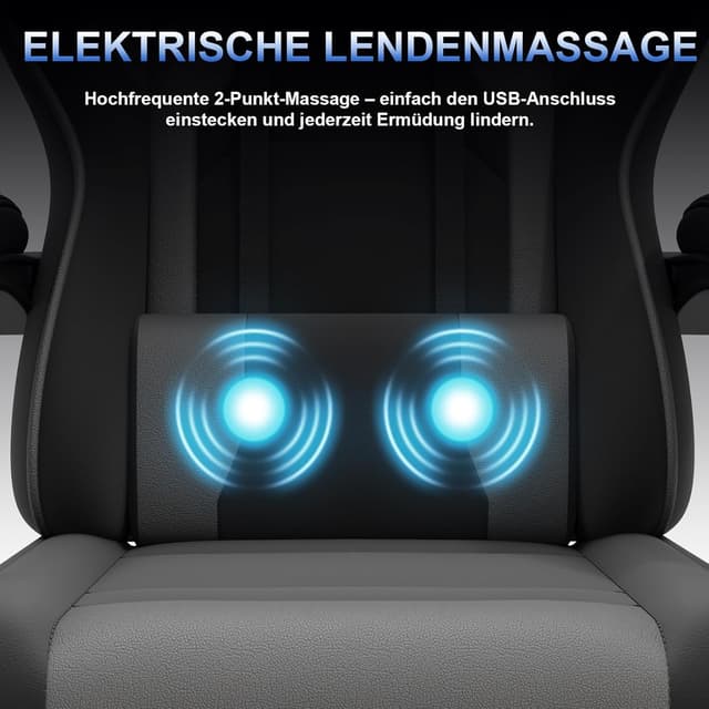 Detalle de JUMMICO Gaming Stuhl 50 cm Sitzbreite