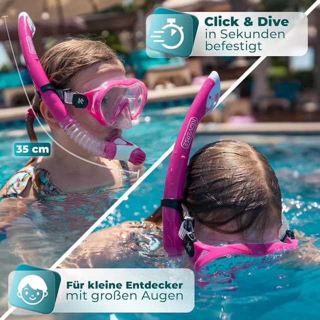 Thumbnail 3 de KIDVERSE Schnorchelset Kinder Taucherbrille 👶🌊
