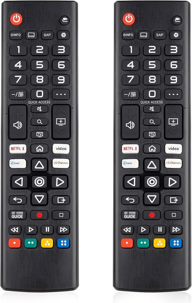 Detalle de VEPRAG (Pack of 2) Universal Remote for LG Smart TVs—Replacement Compatible for OLED, 4K, 3D
