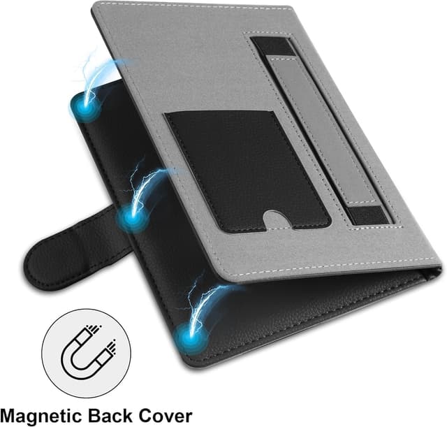 Detalle de HoYiXi Universal-Hülle für 6–6,8'' E-Book-Reader (z. B. Kindle Paperwhite, Kobo Clara, Tolino, PocketBook) – Schwarz