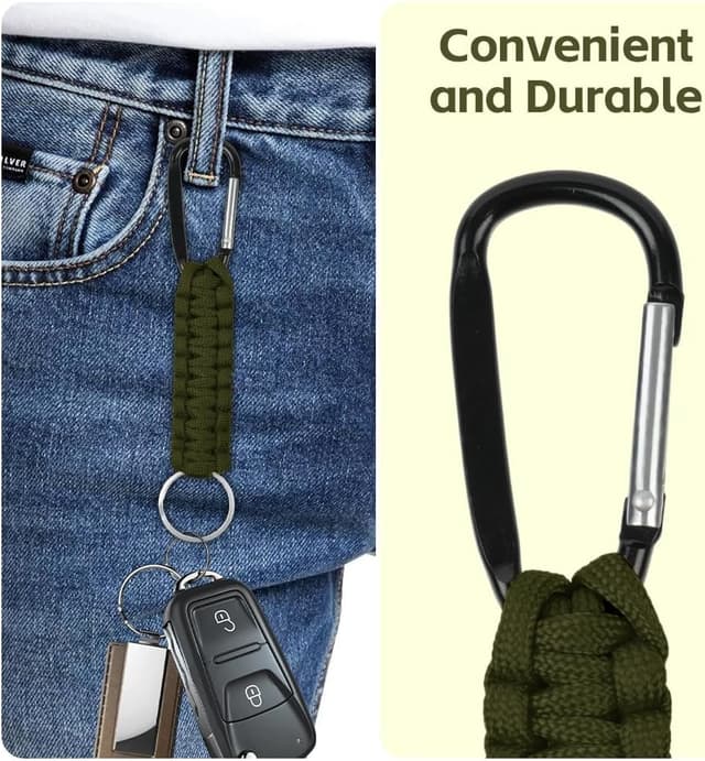 Thumbnail 4 de OFFCUP Mousqueton Tressé Paracorde 15 cm Porte-clés