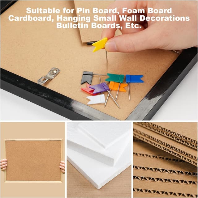 Detalle 2 de Vicloon Chinchetas de Mapa 170 unidades