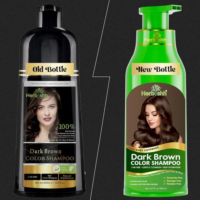 Imagen de Herbishh Magic Dye Shampoo, 500ml ⚙ en OfertitasTOP