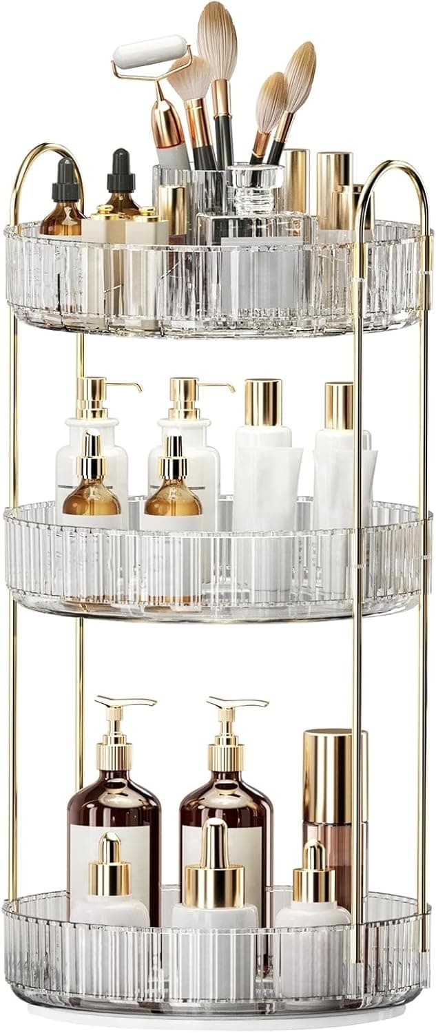 Detalle de Oifecsie 360° Rotating Makeup Organizer