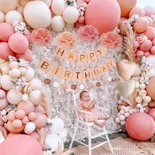 Thumbnail 3 de Geburtstagsdeko Rosa Beige – Mädchen & Frauen