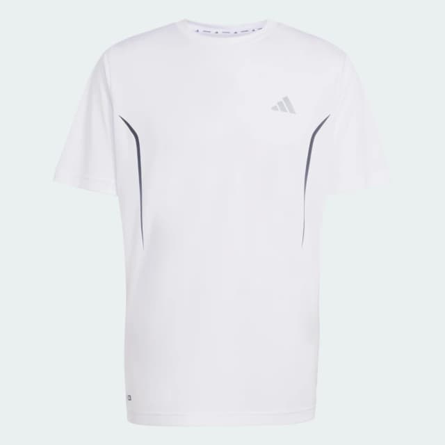 Detalle 2 de adidas Camiseta Tech Apparel en color blanco