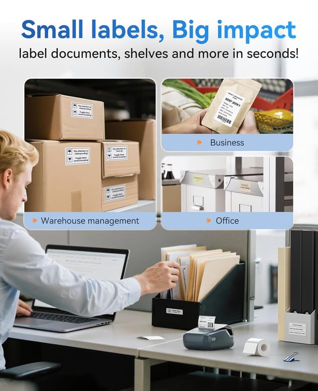 Detalle 2 de NIIMBOT B1 Bluetooth 2-inch label printer 🖨