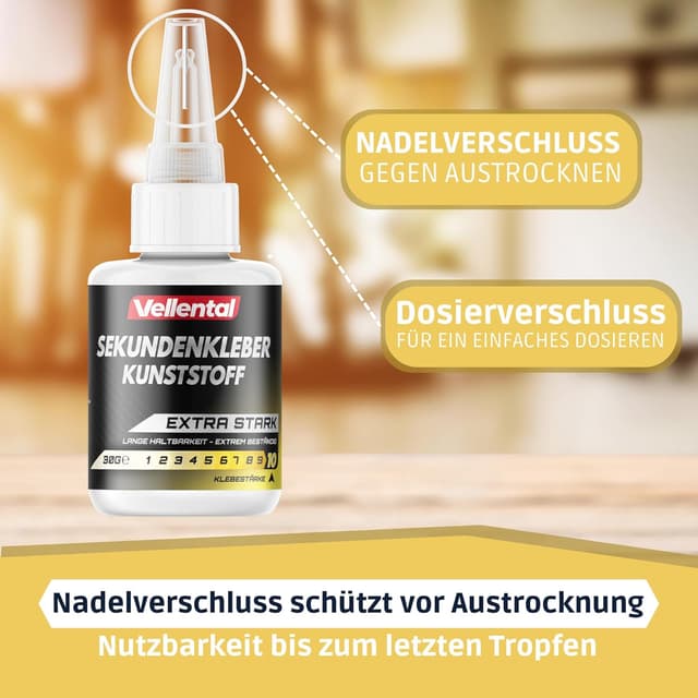 Thumbnail 4 de Sekundenkleber für Kunststoff 30g extra stark