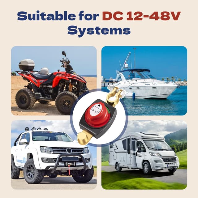 Thumbnail 6 de Batterie-Trennschalter 275 A 12V 24V