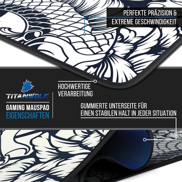 Thumbnail 2 de Titanwolf XXXL Mauspad 1200x400 mm