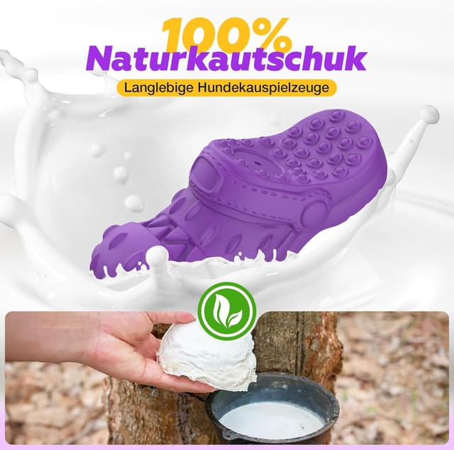 Detalle 2 de Unzerstörbares Hundespielzeug Naturkautschuk