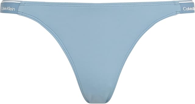 Detalle de Calvin Klein Damen Bikinihose Curved Delta mit Logobund