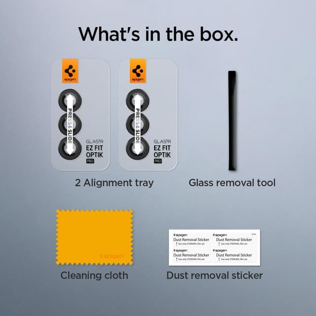 Thumbnail 7 de Spigen Glas.tR EZ Fit Pro - Protector Cámara Samsung