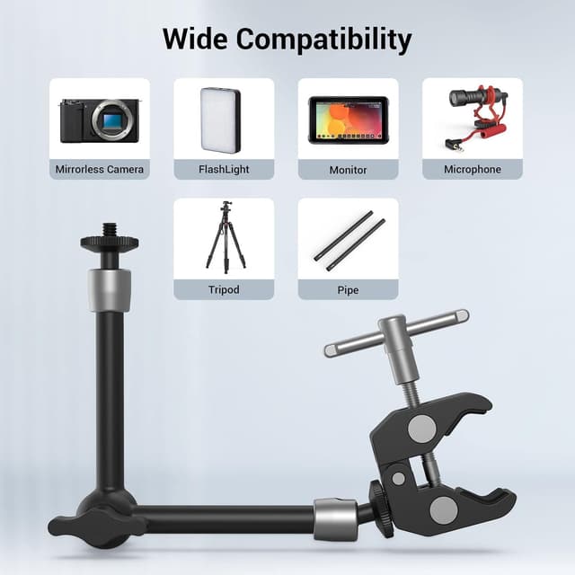 Detalle 2 de SMALLRIG KBUM2732B Brazo mágico 10 pulgadas 2,5 kg