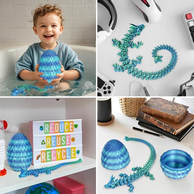 Thumbnail 5 de Surprise Dragon Egg 3D printed fidget toy