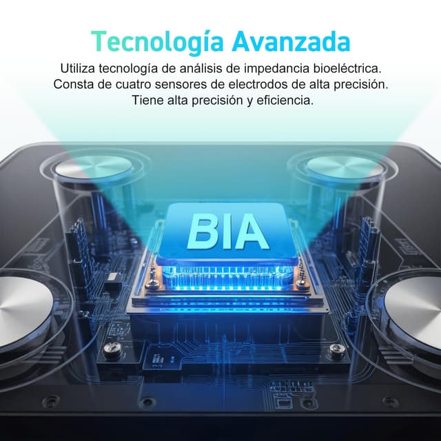 Detalle 2 de INSMART Báscula Inteligente con App y Pantalla LED 🧮