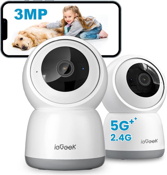Detalle de ieGeek 2K 3MP indoor camera 2.4/5G WiFi