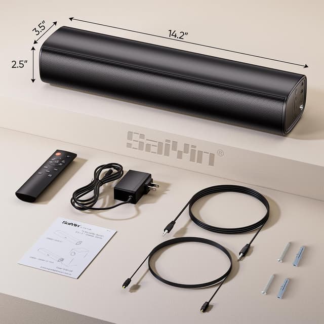 Thumbnail 5 de Saiyin 2.0 Soundbar 14,2 Zoll 40 W