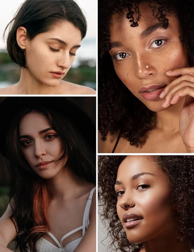 Thumbnail 6 de LOLIAS 14K Gold Plated Nose Rings 14 pcs 💍