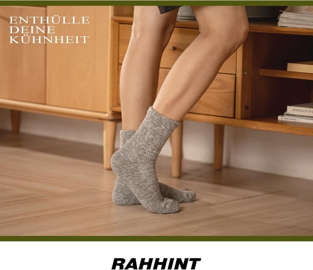 Detalle 2 de Rahhint Calcetines diabéticos lana alpaca 43-46