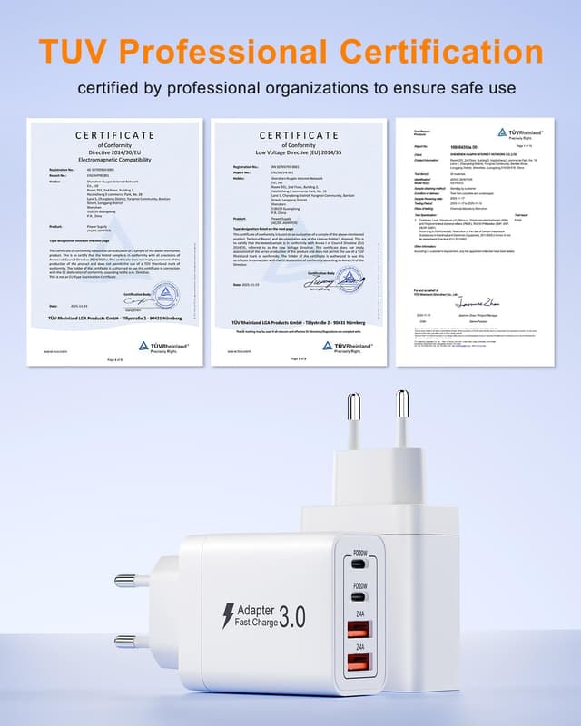 Detalle de Caricatore USB 40W 4 porte