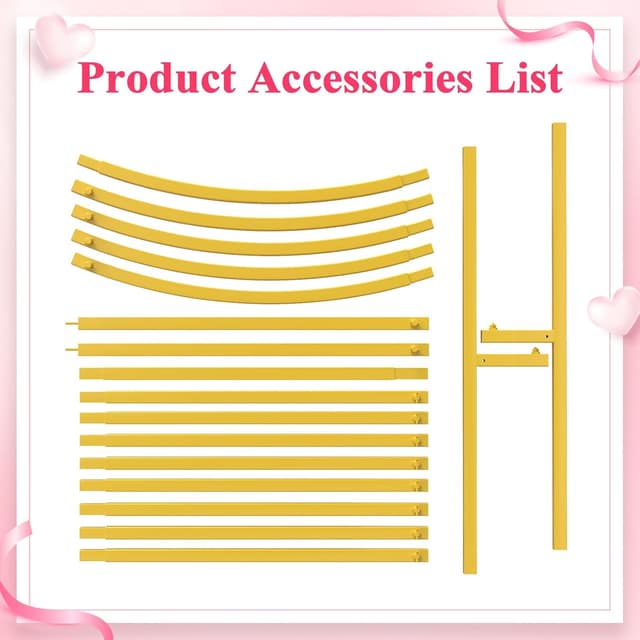 Thumbnail 4 de Wokceer 7.2 FT Wedding Arch Backdrop Stand 🪄