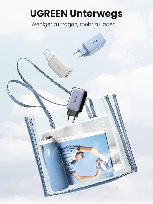 Detalle 2 de UGREEN Nexode 65W GaN USB-C Ladegerät