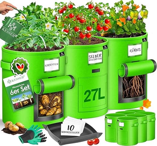 Imagen de KESSER® Set de 6 Sacos para Sembrar Patatas 🌱 en OfertitasTOP