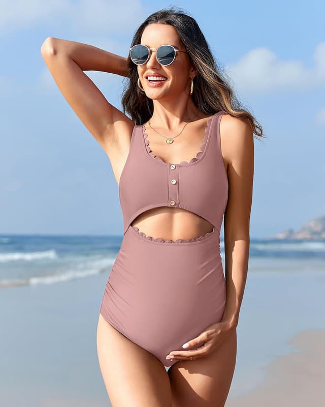 Detalle de Charmo Maternity One Piece Swimsuit with Removable Bra