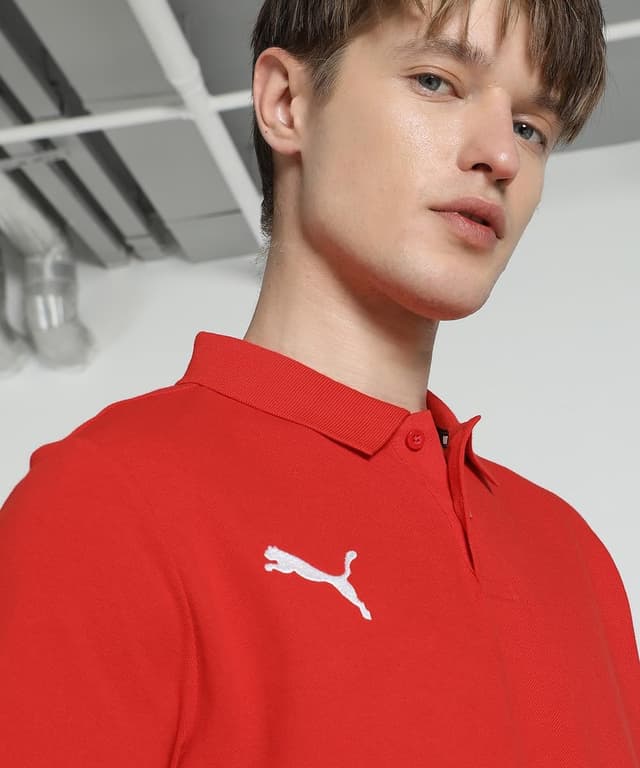 Detalle de Puma Herren Teamgoal 23 Casuals Poloshirt – Performance-Optik für Training und Alltag