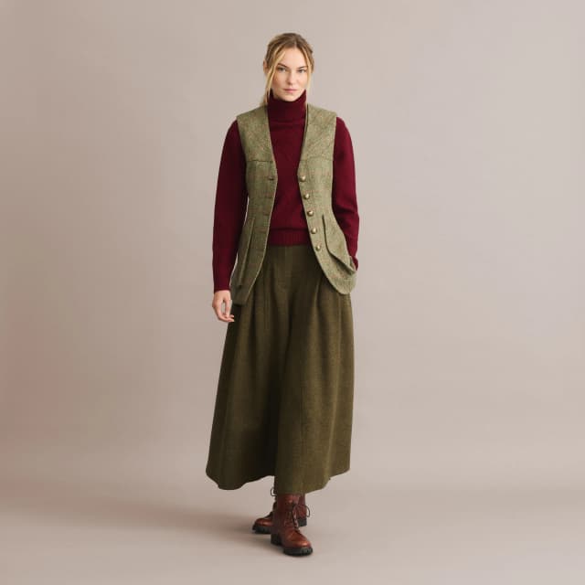 Detalle 1 de Verhunt Jersey cuello vuelto greca mujer de lana