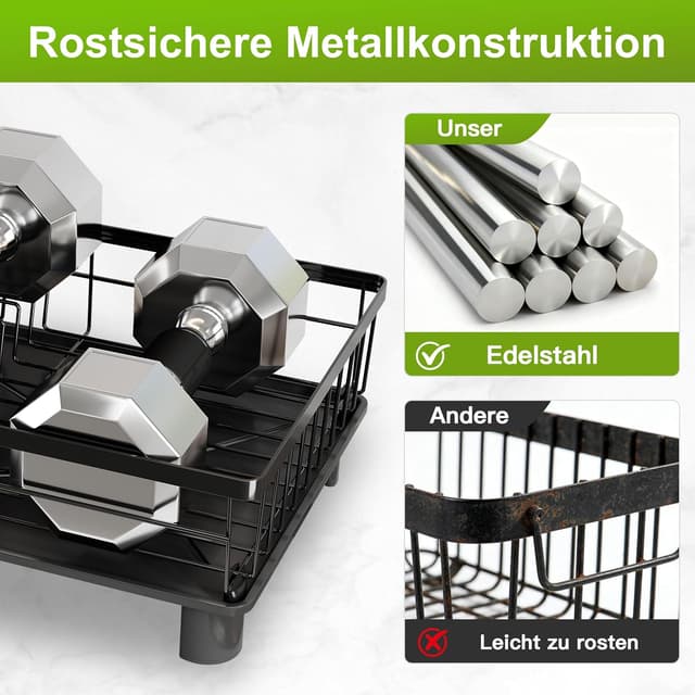 Detalle 2 de MAJALiS Abtropfgestell Edelstahl 50 kg