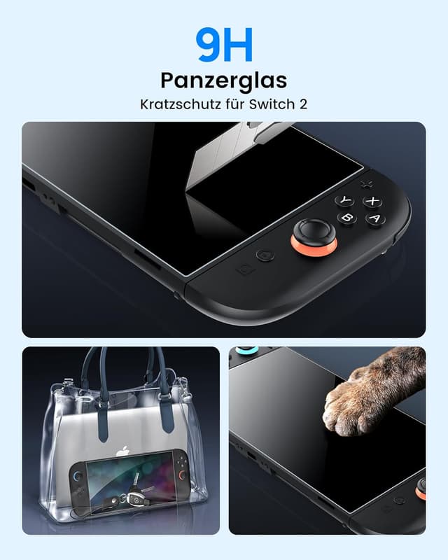 Thumbnail 5 de TRANSNOVO Panzerglas Displayschutzfolie Switch 2