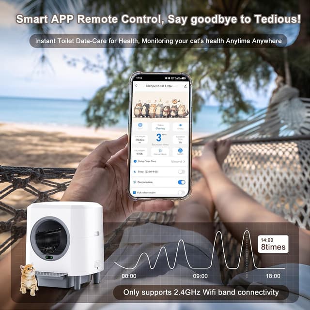 Thumbnail 4 de Ellenpent Automatic Litter Box 90L 🐾