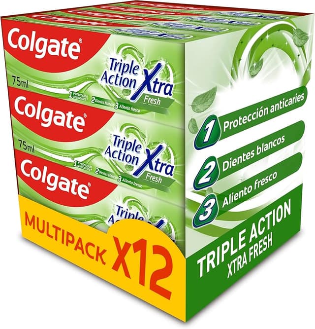 Detalle de Colgate Triple Action Xtra Fresh 🦷 Cepillo Dental