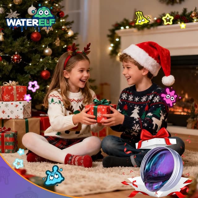 Detalle de WATERELF Galaxy Putty Slime 3.2 oz sensory toy