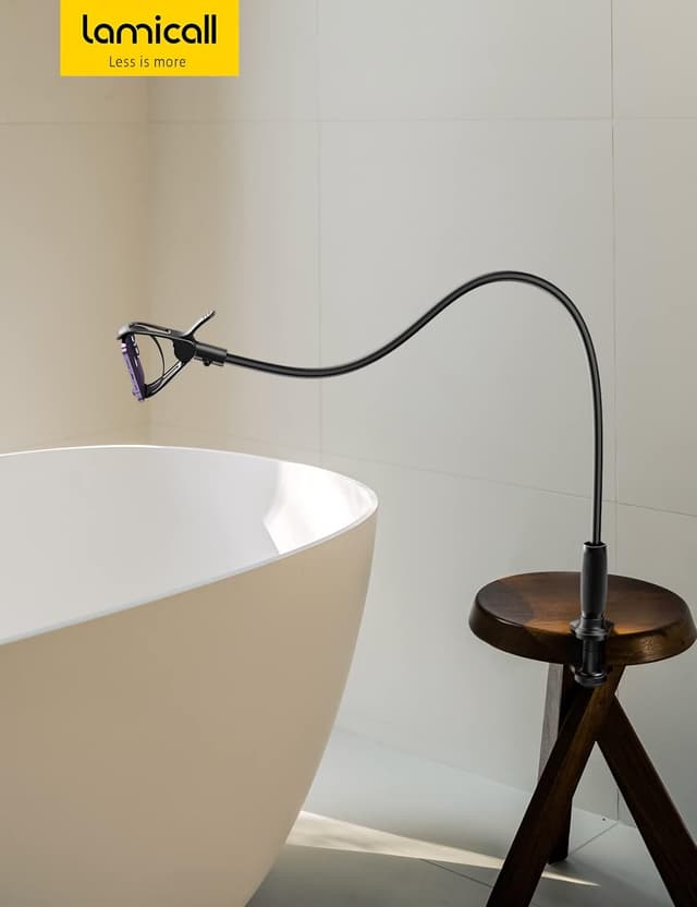 Thumbnail 6 de Lamicall Gooseneck Bed Phone Holder 80 mm clamp