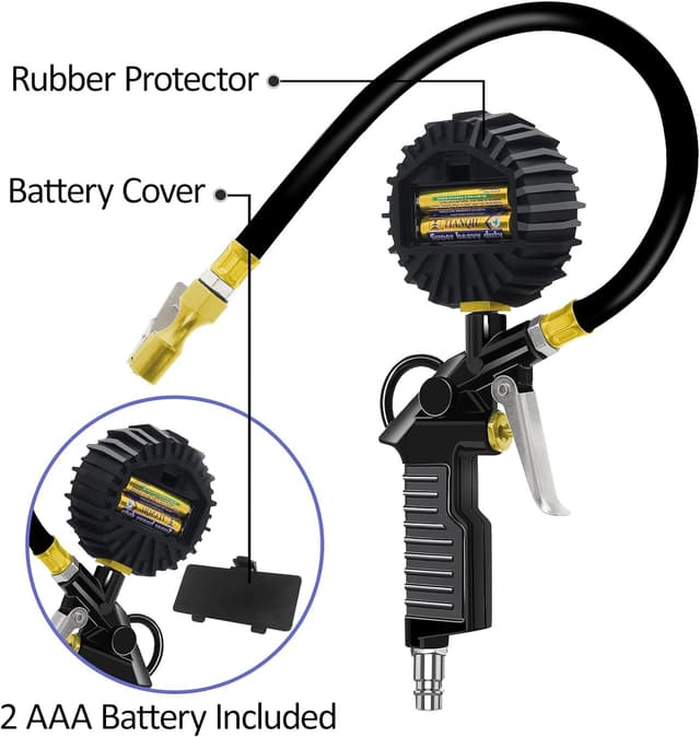 Thumbnail 3 de Manometro ZOVHYYA 220 PSI per pneumatici