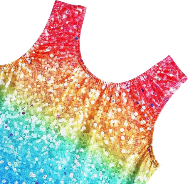 Detalle 1 de ZNYUNE Farbverlauf Gymnastikanzug für Kinder