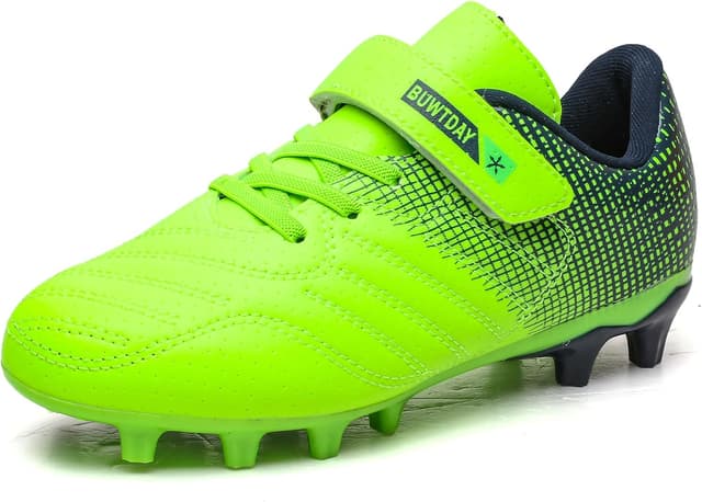 Thumbnail 6 de BUWTDAY Kids Soccer Cleats for Boys & Girls (Firm Ground Athletic Outdoor Football Shoes)