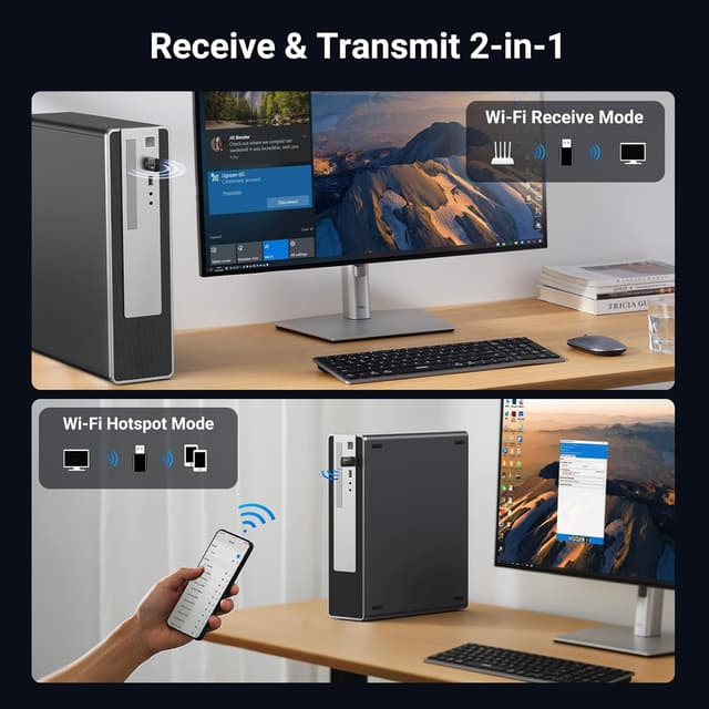 Detalle 2 de UGREEN AX900 WiFi 6 USB Adapter 900 Mbps