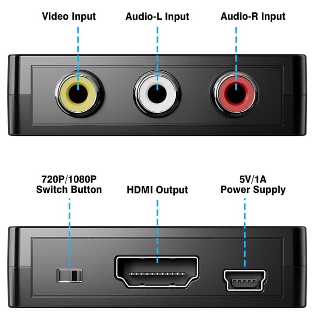 Thumbnail 1 de DigitConvert AV to HDMI Converter 1080p