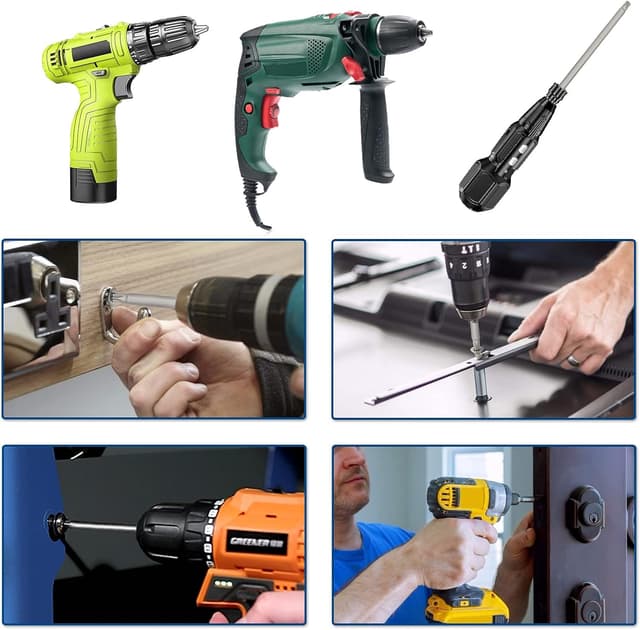 Detalle de 8-teiliger Torx-Langbit-Satz (1/4") magnetisch – Sternkopf-Bits, 150 mm, T8 bis T40