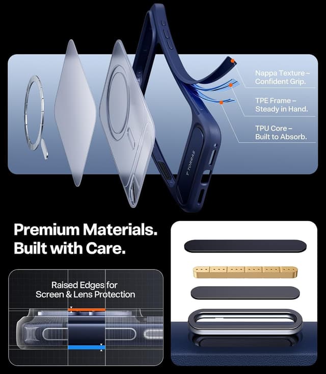 Thumbnail 6 de TORRAS iPhone 17 Pro Case Magnetic 1 Stand