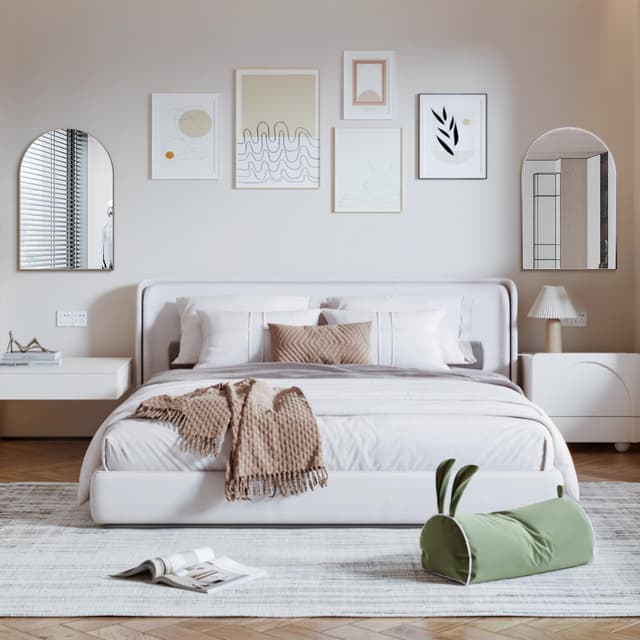 Detalle 2 de CASSILANDO specchio curvo 50 x 75 cm argento