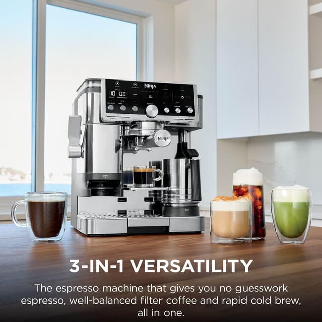 Detalle 2 de Ninja Luxe Pro ES701UK 3-in-1 Coffee Machine