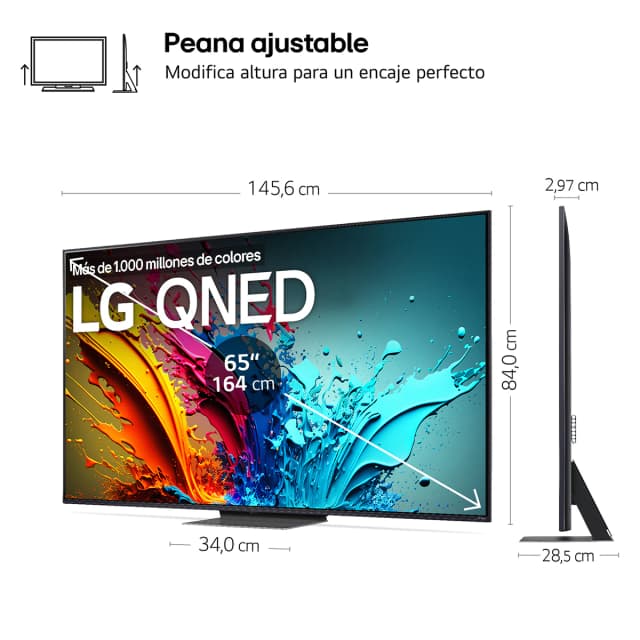 Detalle 2 de LG 65QNED86T6A TV QNED 65" 4K